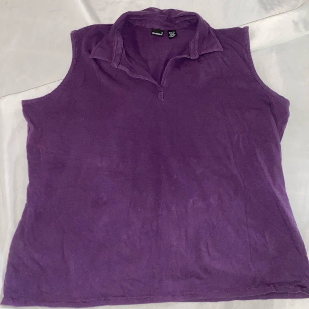 Northcrest Collared Tank Top 4x Purple